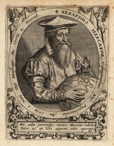 Gerardus Mercator，地理学家。 作者 西奥多·德布瑞