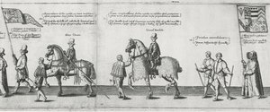 Yeomen在前往圣保罗大教堂（1587年）的途中，迎来了菲利普·西德尼爵士的葬礼 作者 西奥多·德布瑞