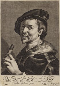 Cornelis Bloemaert的肖像 作者 西奥多·范·巴伯伦