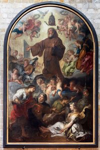 保拉的圣弗朗西斯的升华或荣耀》，Theodoor Van Thulden