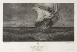 幽灵船，或在海浪上，1872年。