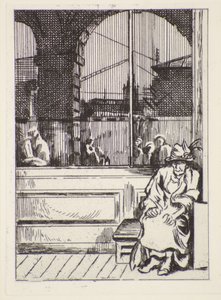 Old Woman, 20th century (etching)