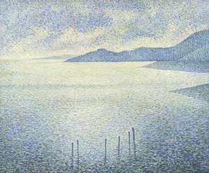 沿海场景。约于1892年 作者 范·雷塞尔伯格（Théovan Rysselberghe）