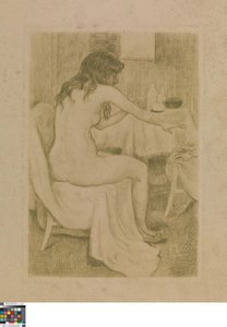 制作厕所 作者 范·雷塞尔伯格（Théovan Rysselberghe）
