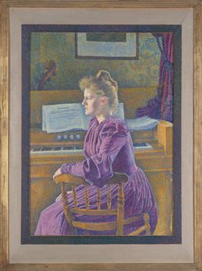 玛丽亚-塞特在 "和声 "音乐厅 作者 范·雷塞尔伯格（Théovan Rysselberghe）