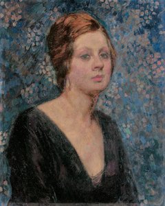 情人节泰西耶肖像，1914年 作者 范·雷塞尔伯格（Théovan Rysselberghe）