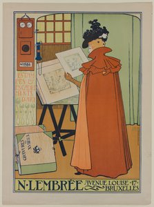 Lembrée画廊的海报，1897年。
