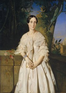 玛格丽特·路易·莫伯格夫人玛丽·路易丝·夏洛特·加布里埃尔·托马斯·德·潘格... 1841年。 作者 蒂奥多·切塞留