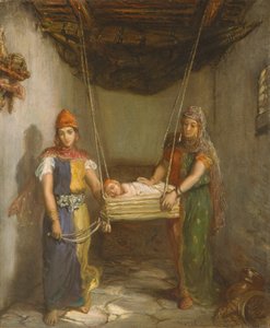 1851年在君士坦丁犹太区的一幕。 作者 蒂奥多·切塞留