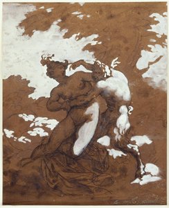萨提尔与仙女 作者 西奥多·杰里科（Theodore Gericault）
