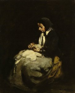 女人缝纫