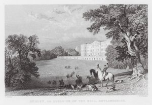 Burley, or Burleigh on the Hill, Rutlandshire (engraving) 作者 托马斯（后）Allom