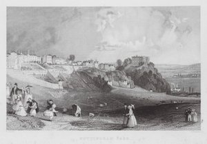 诺丁汉公园（雕版画 作者 托马斯（后）Allom