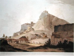 Trichinopoly的东南景，板块49来自《东方风景》。印度斯坦的二十四景》，由托马斯和威廉（1769-1837）丹尼尔雕刻。 作者 托马斯（后）丹尼尔