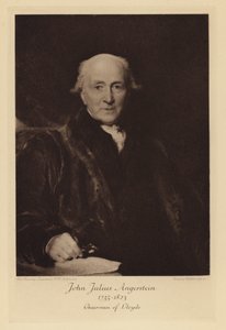 约翰·朱利叶斯·安格斯坦 (John Julius Angerstein)，伦敦劳合社董事长（雕刻）