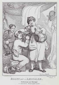 操纵走私者（石版画）
