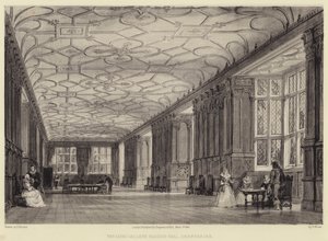 长廊，Haddon Hall，德比郡 作者 托马斯·阿隆