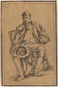 四十幅来自风景画的石版画印象...，1813年出版。