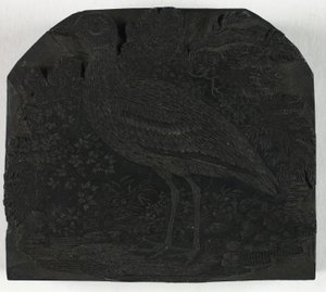 大鸻》木刻版画，选自《英国鸟类史