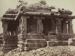 达瓦尔和迈索尔的建筑，1860年代。 作者 托马斯·比格斯