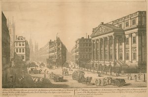豪宅的视图，任命为伦敦市长的住所 作者 托马斯·鲍尔斯（Thomas Bowles）