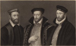 红衣主教de Chatillon，海军上将Coligni和d&39;Andelot
