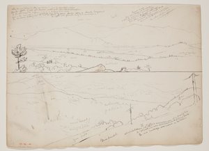 奥西皮山景；远山景色 作者 托马斯·科尔