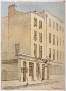伦敦市新娘巷，1851年 作者 托马斯·科尔曼·迪布丁