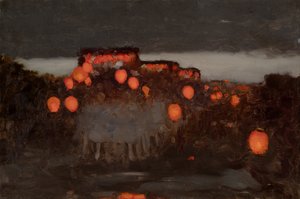 灯笼巡游（布面油画）