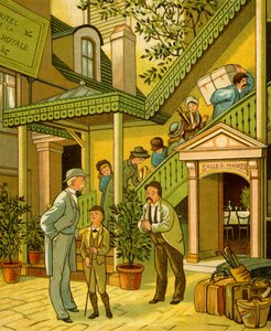 Victorian holidays - hotel at Caen 作者 托马斯·克莱恩（Thomas Crane）