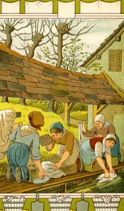 Washerwomen of Caen 作者 托马斯·克莱恩（Thomas Crane）