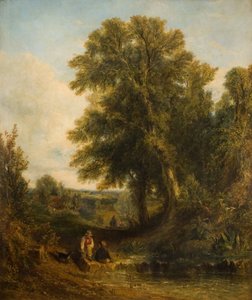 英国风景，1829年。 作者 托马斯·克雷斯维克
