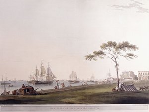1797年在加尔各答滨海艺术中心拍摄的风景 作者 托马斯·丹尼尔