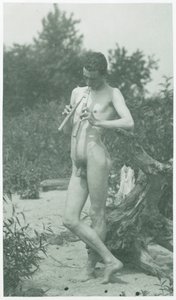 J.劳里-华莱士《阿卡迪亚》研究，约1883年。 作者 托马斯·埃金斯