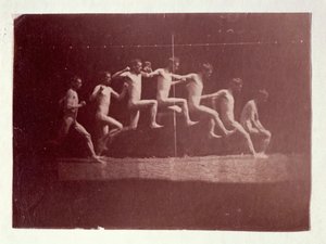 乔治-雷诺兹的Marey Wheel照片，1884年。 作者 托马斯·埃金斯