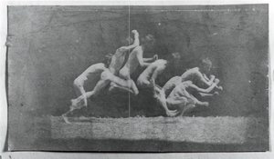乔治-雷诺兹的Marey Wheel照片，1884年。 作者 托马斯·埃金斯