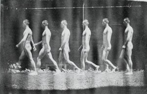 杰西-戈德利的马瑞轮照片，1884年。 作者 托马斯·埃金斯