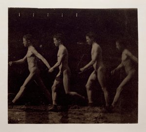 不明型号的Marey轮毂照片，1884年。 作者 托马斯·埃金斯