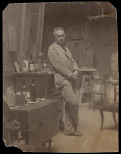 自画像，1889-94，1889-94。 作者 托马斯·埃金斯