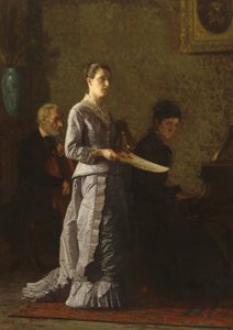 唱着可怜的歌》，1881年。 作者 托马斯·埃金斯