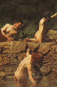 游泳洞，1885年
