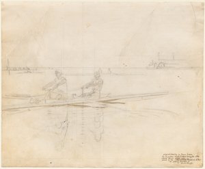 1873年，Biglin兄弟扭转了局面。 作者 托马斯·埃金斯