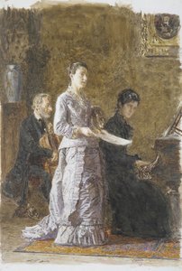 可悲之歌》，1881年。 作者 托马斯·埃金斯