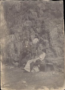 [William H. Macdowell和Margaret Eakins在弗吉尼亚州的Saltville或Clinch Mountain]，...，1880-82。 作者 托马斯·埃金斯。