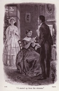 Illustration for The Woman In White by Wilkie Collins (litho)