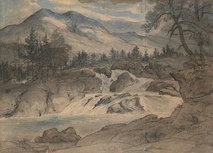 拉布罗瀑布，1824-42。 作者 托马斯·费恩利