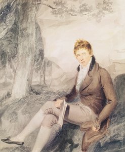 亨利约翰神庙的肖像（1784-1865）第三子爵帕默斯顿，1802年 作者 Thomas Frank Heaphy