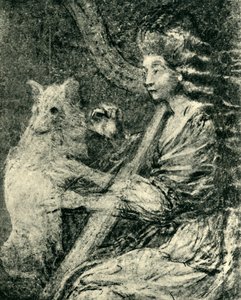 竖琴家和狗，c1778，1943年。 作者 托马斯·盖恩斯伯勒