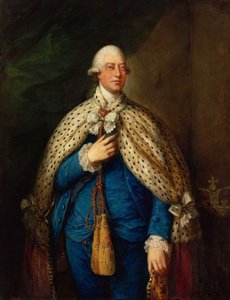英国的乔治三世国王（King George III）1738-1820，1785年。 作者 托马斯·盖恩斯伯勒