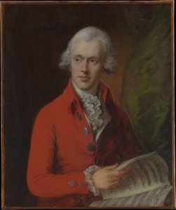 查尔斯·卢梭·伯尼的肖像（1747–1819） 作者 托马斯·盖恩斯伯勒